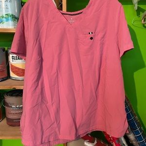 Beyond Scrubs. Women’s Pink Scrub Set.